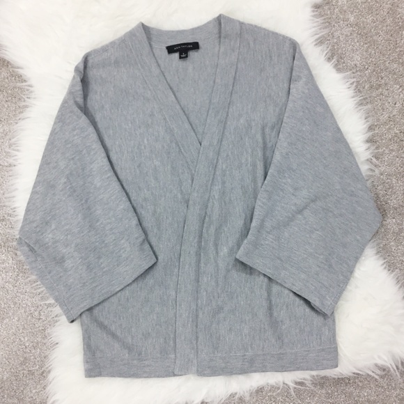 gray kimono cardigan